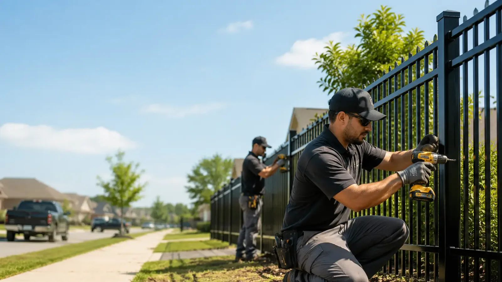Metal Fence Installation in Winn, MI